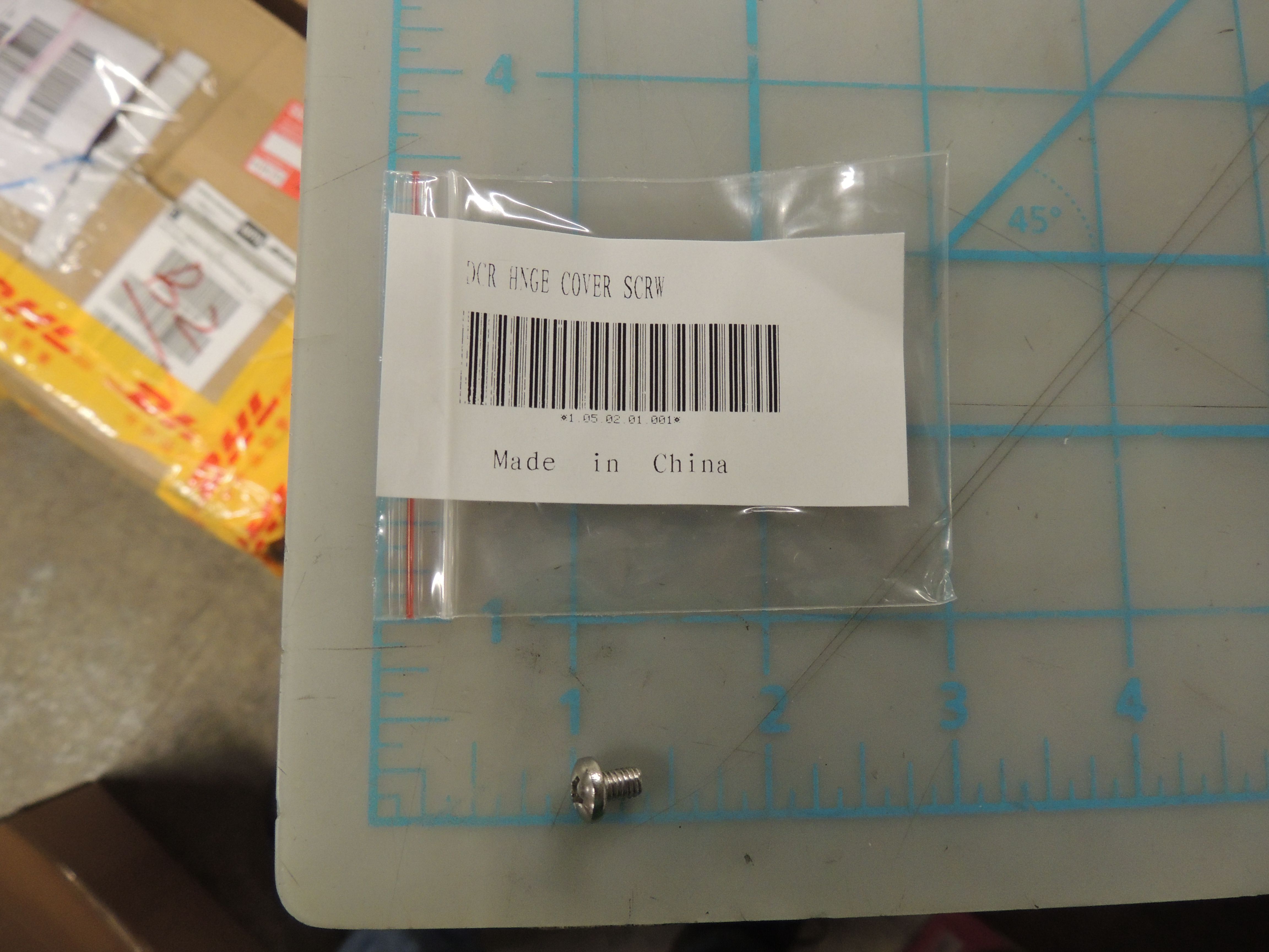 DCR Upper Hinge Cover Screw Danby Appliance Parts