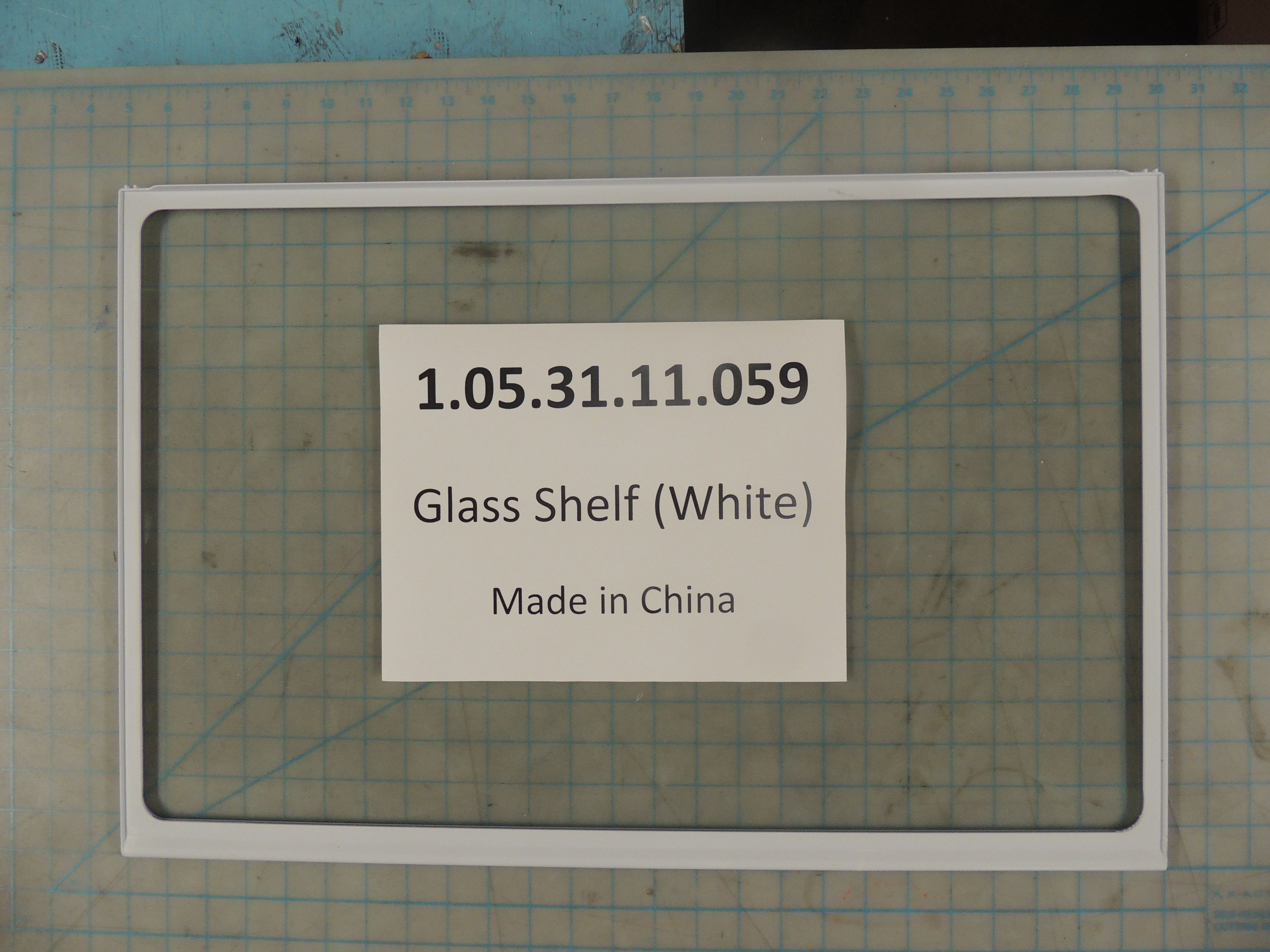 Glass Shelf (White)