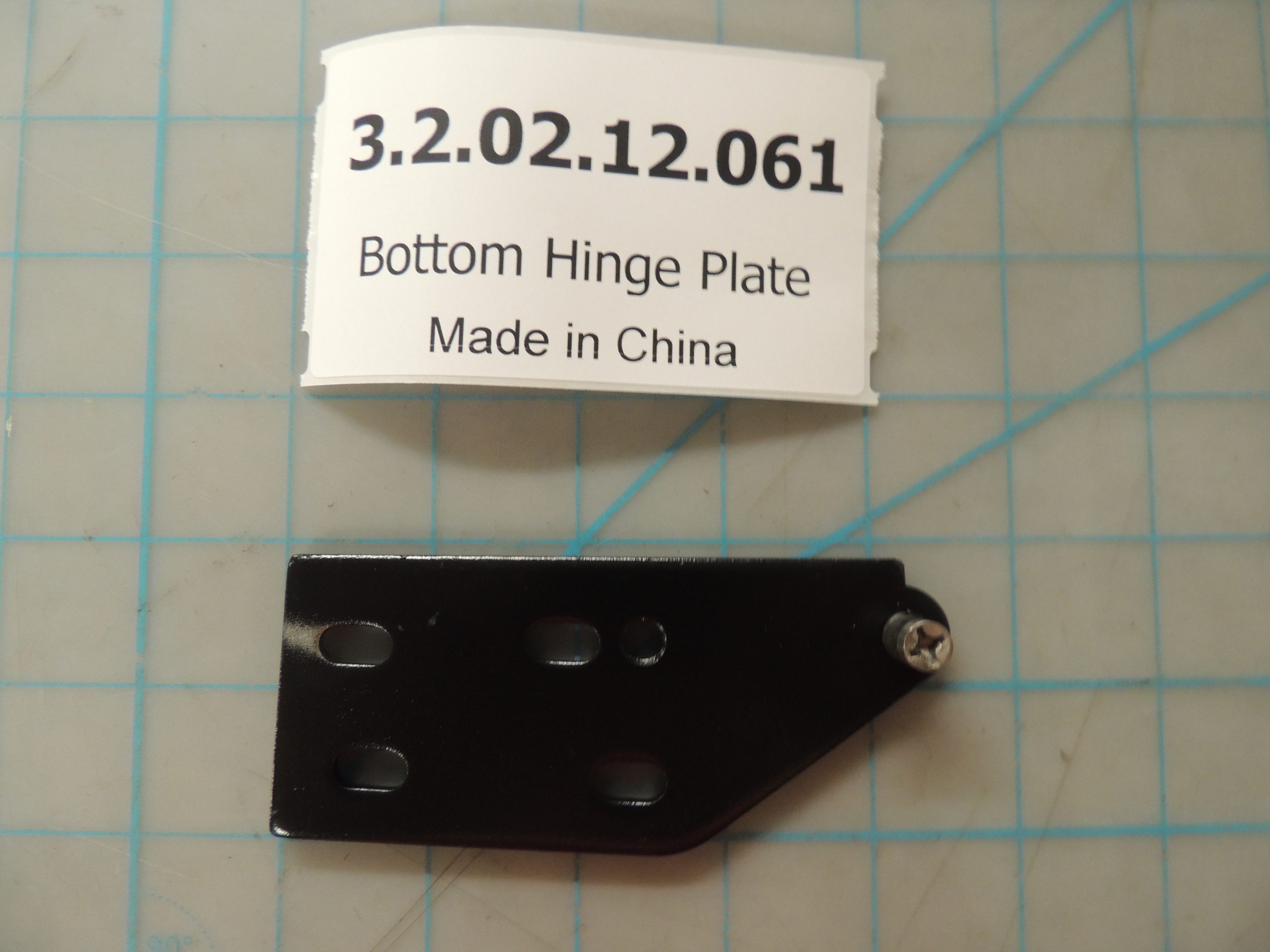 Bottom Hinge Plate