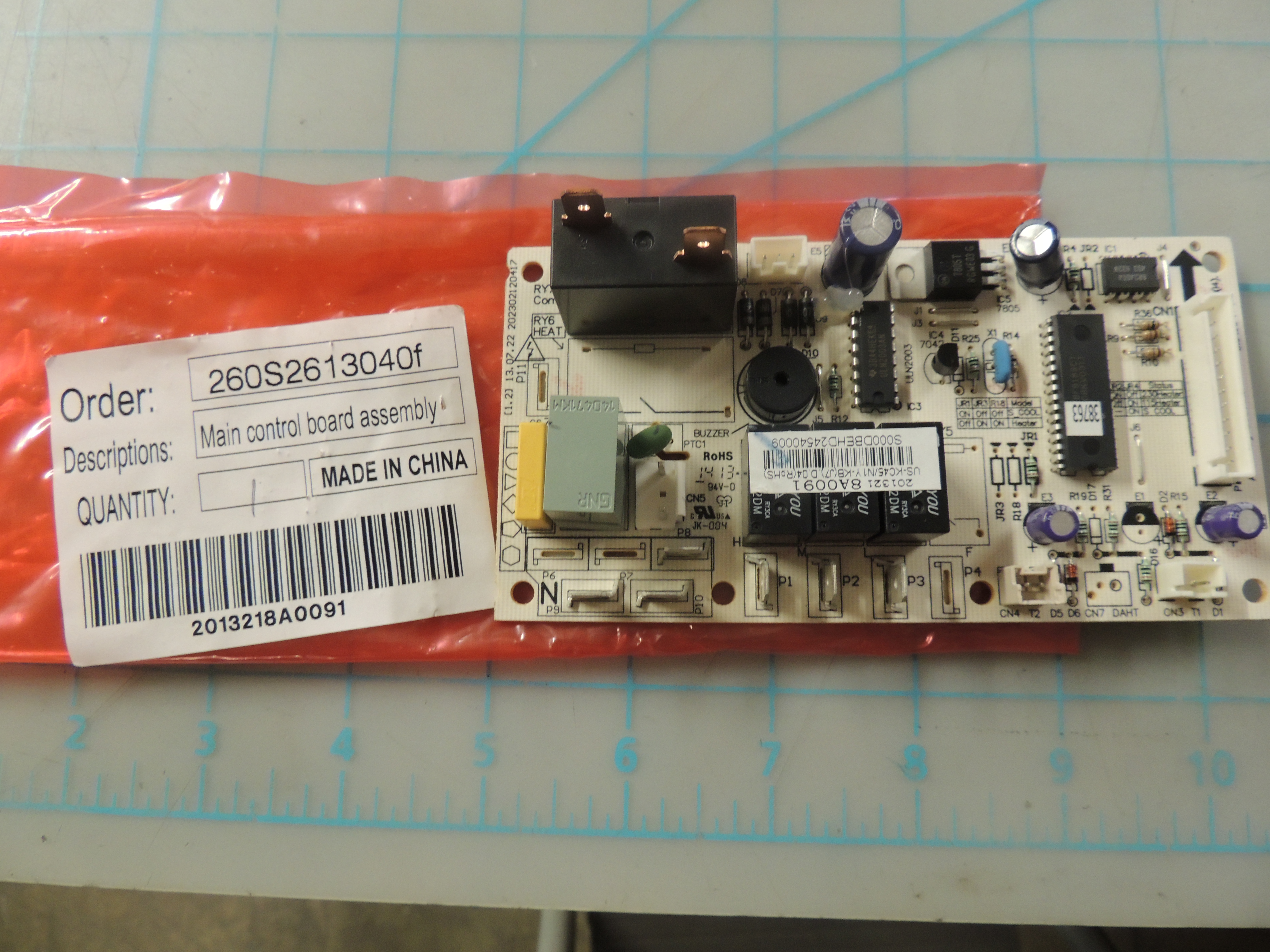 Main control board assembly Danby Appliance Parts