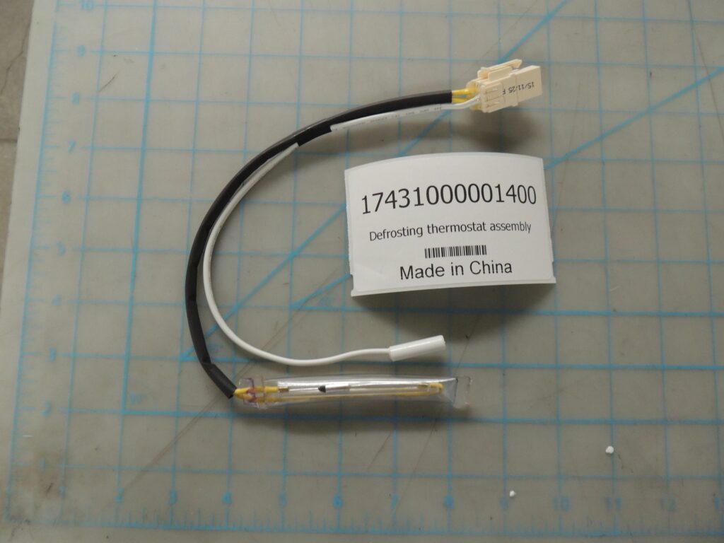 Defrosting thermostat assembly Danby Appliance Parts