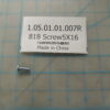 818 Screw5X16