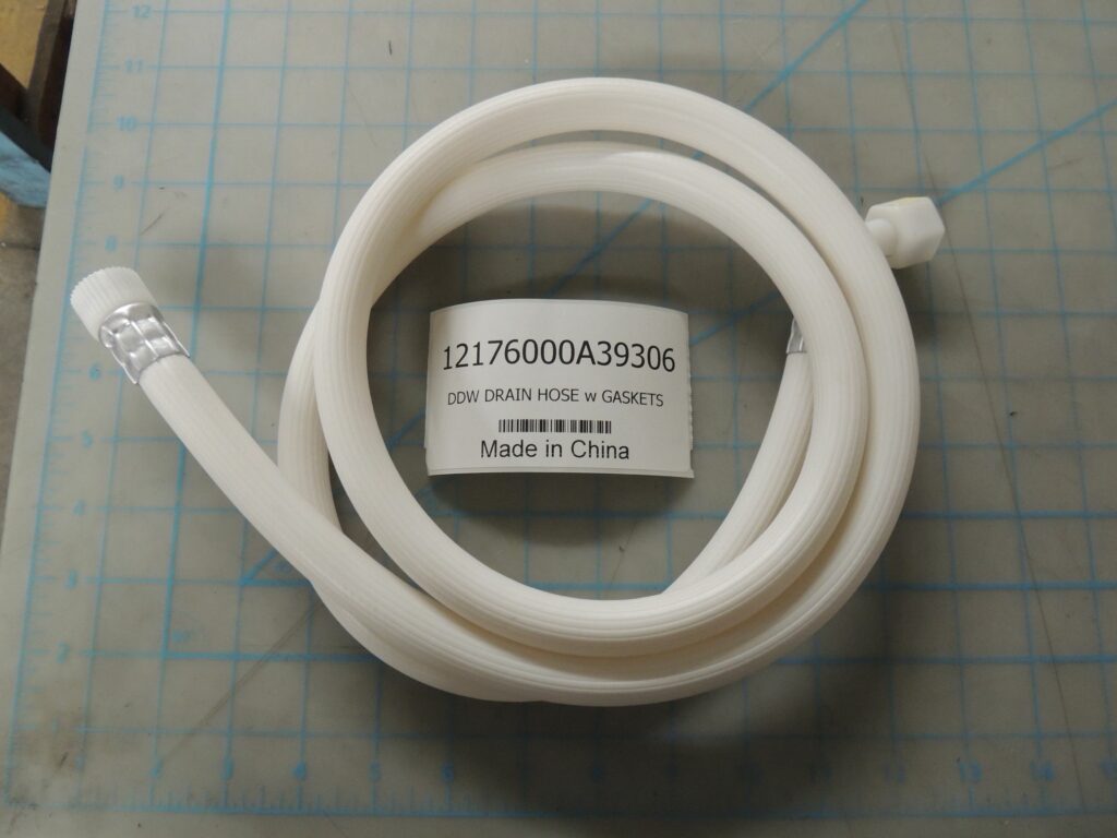 DDW DRAIN HOSE w GASKETS Danby Appliance Parts
