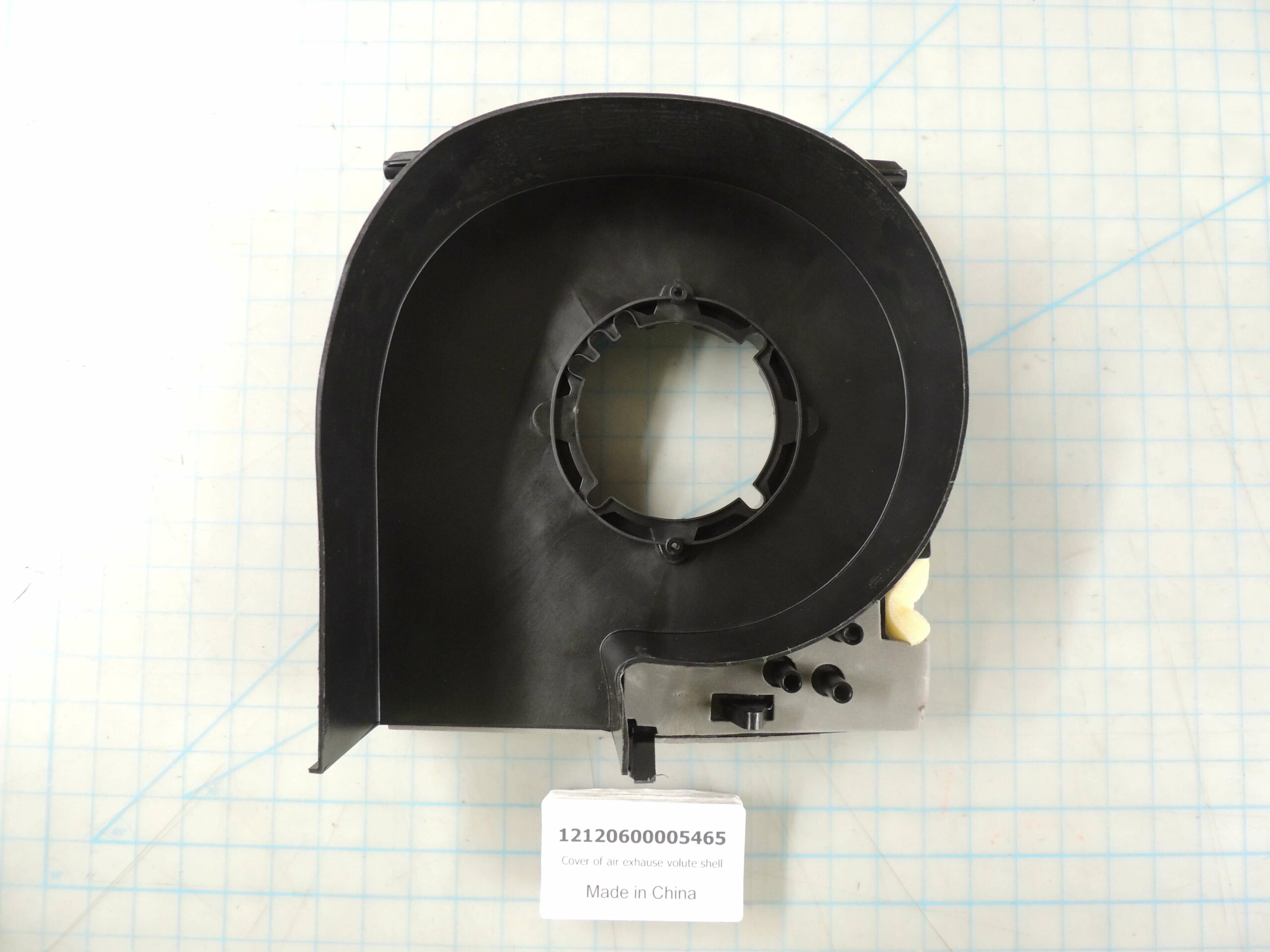 Outside Volute Shell Assembly Cover of air exhause volute shell – Danby Appliance Parts